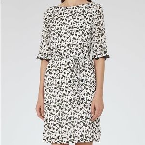 Reiss “Noemie” Abstract Leopard Print Dress